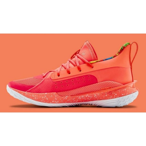 Under Armour Curry 7 Sour Patch Kids Basketball Peach 3021258-603 Men\'s Sz 11.5 main image 10